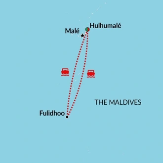 tourhub | Encounters Travel | Maldives Island Escape tour | Tour Map