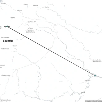 tourhub | Signature DMC | Unique Amazon Sustaintable Comunities Encounter in Ecuador | Tour Map