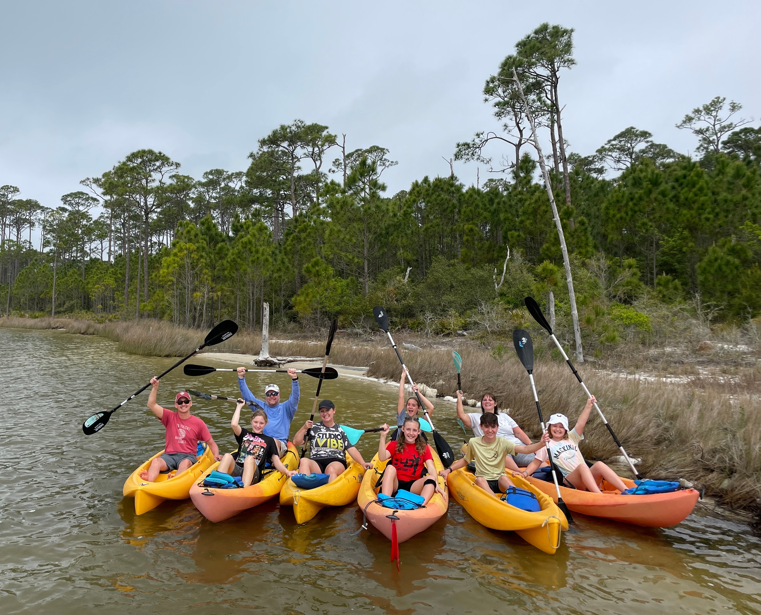 Kayaking in Gulf Shores, Alabama