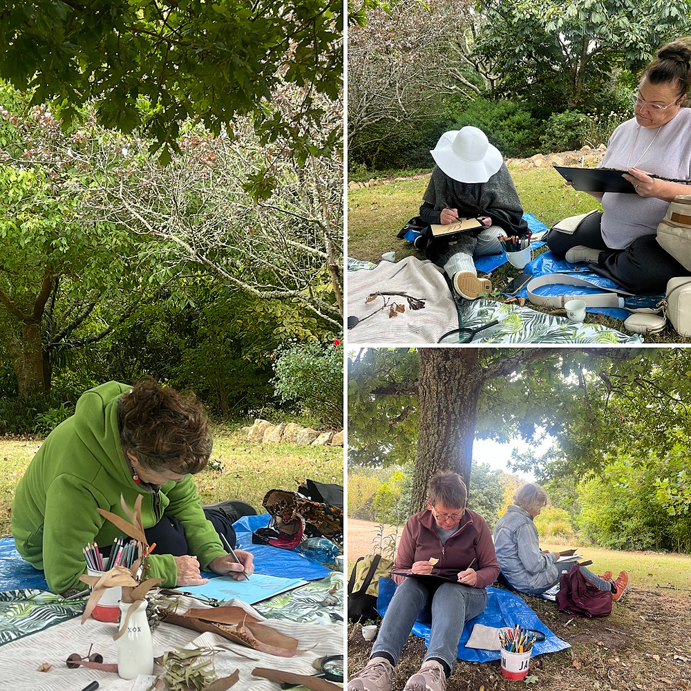 Nature journaling group