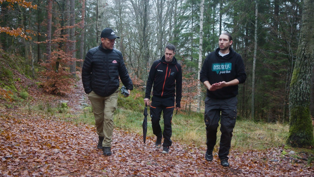 Ale Disc Golf Center - Vincent Schaffler, Erik Mellgren och Simon Terbrant Säfström