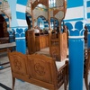Interior 3, Synagogue Mishkan Yaakov, Zarzis, Tunisia, 7/5/2016, Chrystie Sherman.
