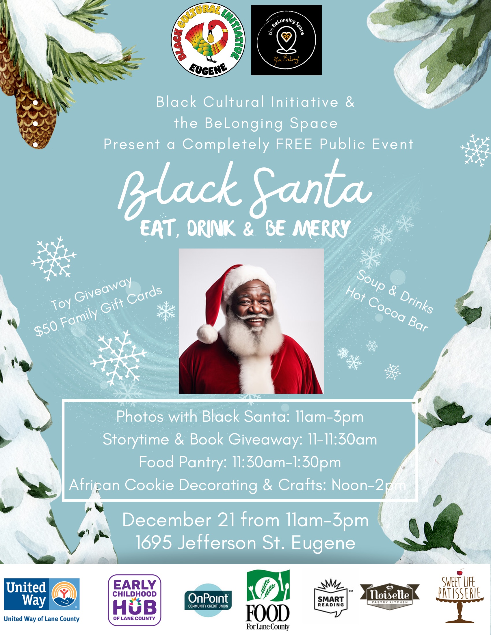 Black Santa event