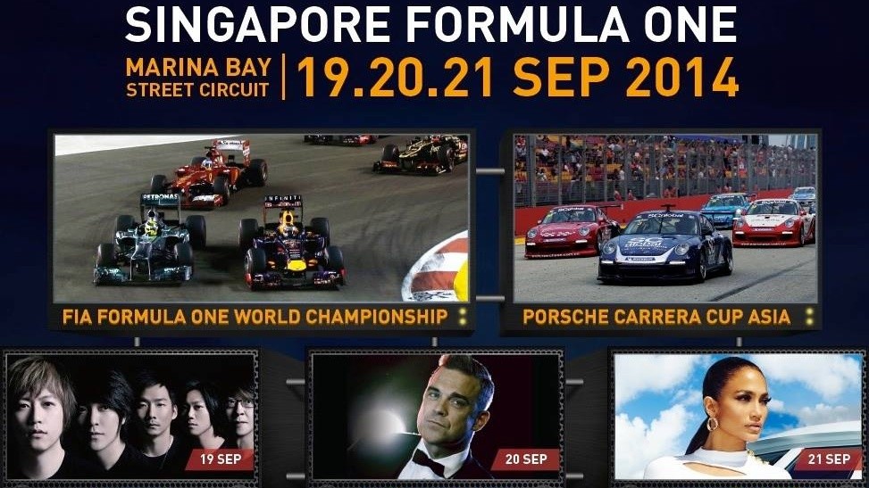 Singapore Formula One 2014