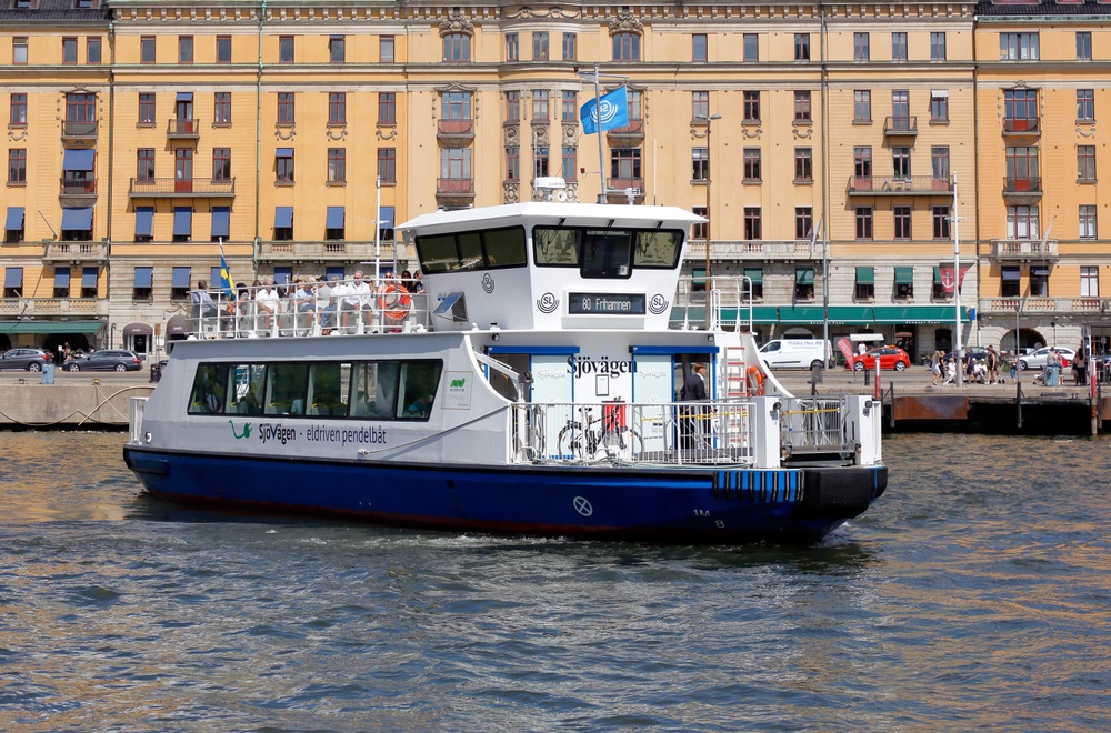 Sjövägen, en svensk eldriven pendelbåt i Stockholm stad