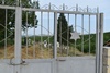 Front gate, Jewish Cemetery, Mudju-Haftaran, Azerbaijan, 2019. Photo courtesy Arieh/ Moreshet Adventures.