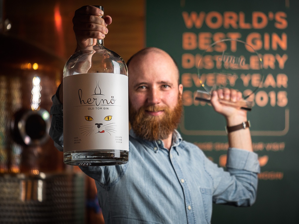 Hernö Old Tom Gin awarded World's Best Gin, 2022, ADI.