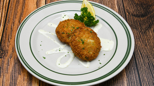 Dungeness Crab & Bay Shrimp Cakes
