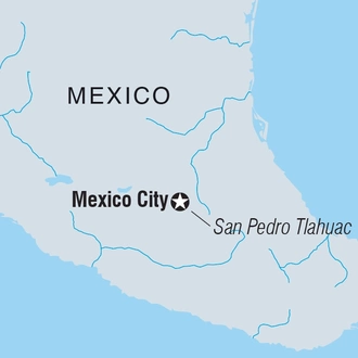 tourhub | Intrepid Travel | Mexico City: Day of the Dead Comfort | Tour Map