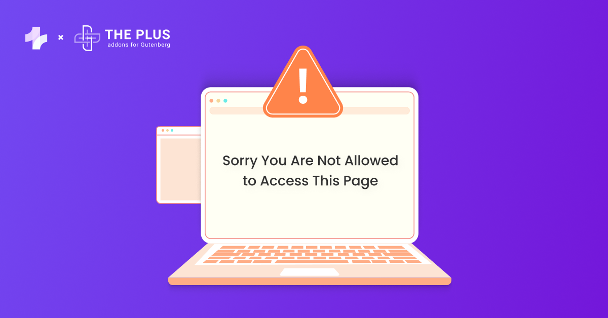 sorry you are not allowed to access this page