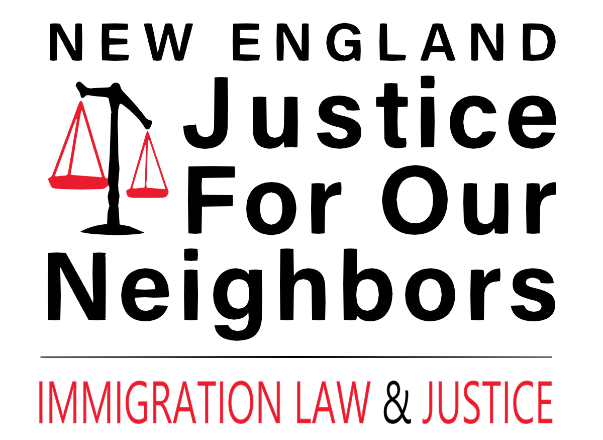 New England Justice for Our Neighbors logo