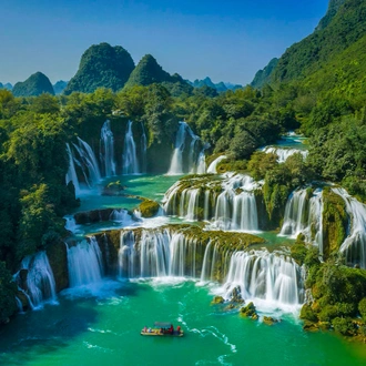 tourhub | Mr Linh's Adventures |  Adventure to Ban Gioc Waterfall - Ba Be Lake 3 days 2 nights 