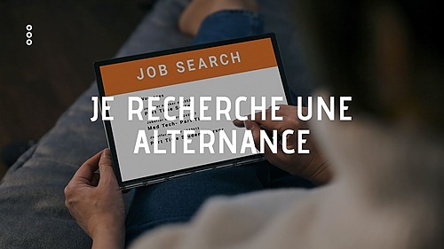 Représentation de la formation : Vos besoins : Je recherche une alternance