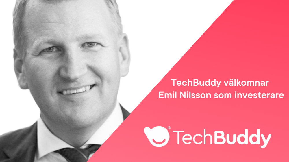 TechBuddy välkomnar Emil Nilsson som investerare
