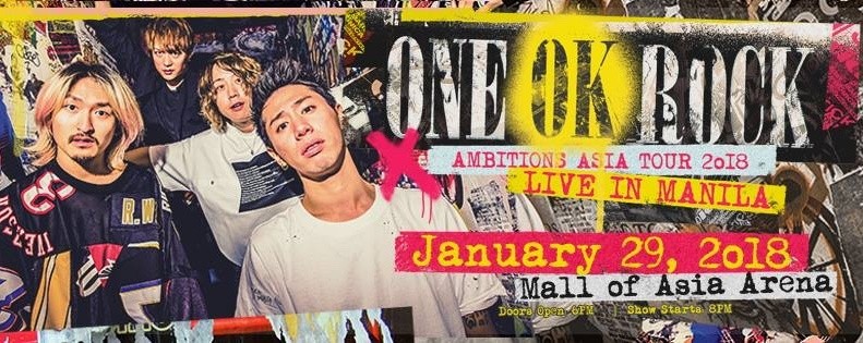 One Ok Rock Ambitions Asia Tour 2018 Live in Manila