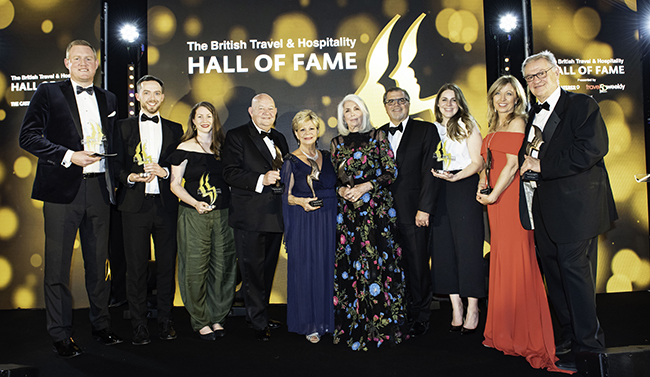 The British Travel & Hospitality Hall of Fame 2019.