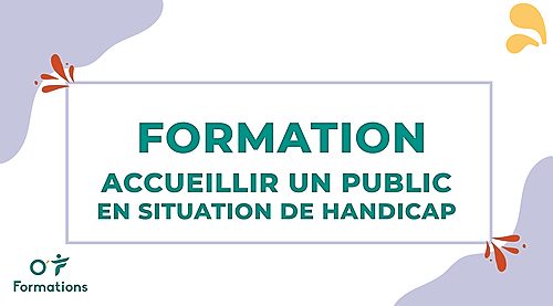 Représentation de la formation : Accueillir un public en situation de handicap