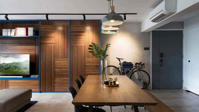 desain interior apartemen kayu