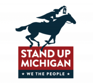 Stand Up Michigan logo