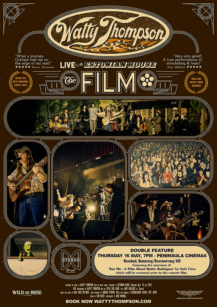 Watty Thompson concert Film poster