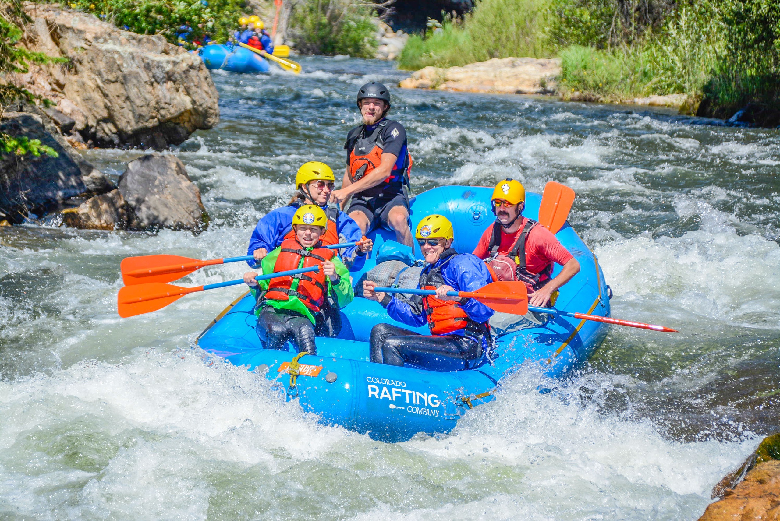 Guided Clear Creek Rafting: Beginner Trip