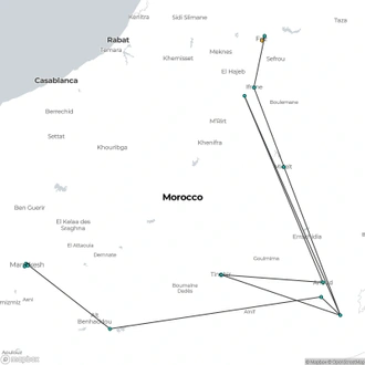 tourhub | Today Voyages | Culture & desert from FES XM24-12 | Tour Map