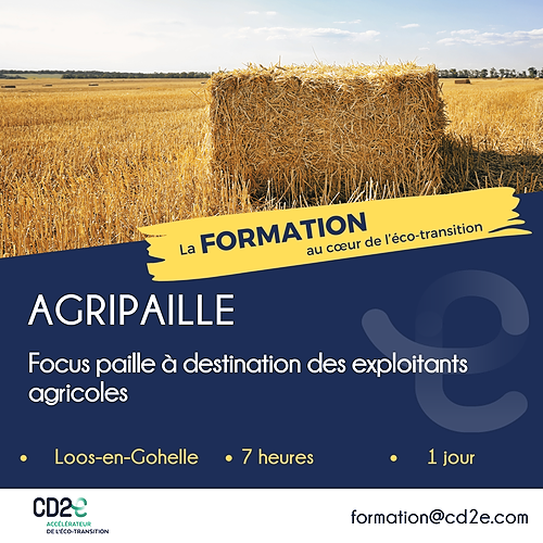 Représentation de la formation : AGRIPAILLE - Production de bottes de paille pour la construction