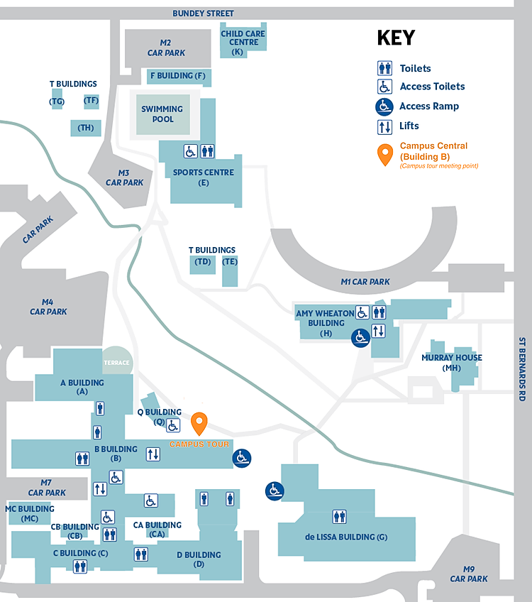 Magill Campus Map