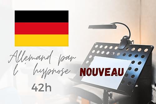 Représentation de la formation : LANGUE - ALLEMAND PAR L'HYPNOSE - 42 heures - Formation individuelle - Certification CLOE RS6436