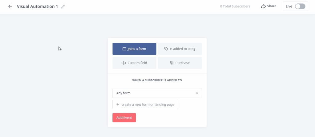 How to set welcome automation trigger in ConvertKit animated