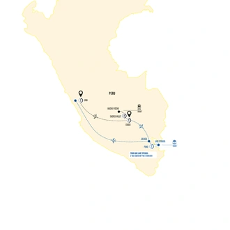 tourhub | Costsaver | Peru Explorer | Tour Map