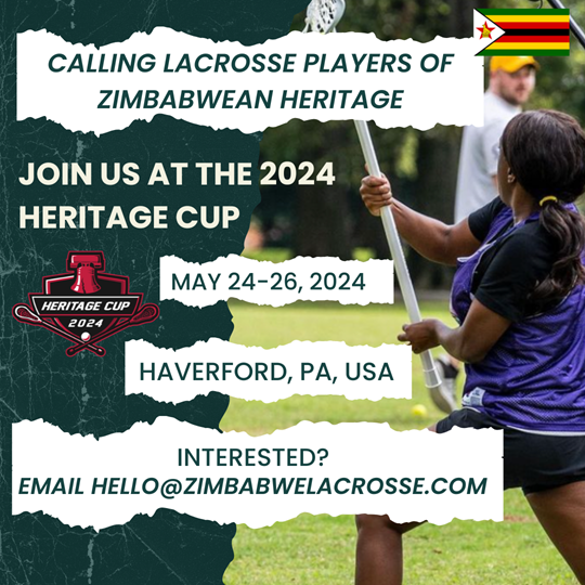 Zimbabwe Heritage Lacrosse at the 2024 Heritage Cup Give & Go Foundation (Powered by Donorbox)