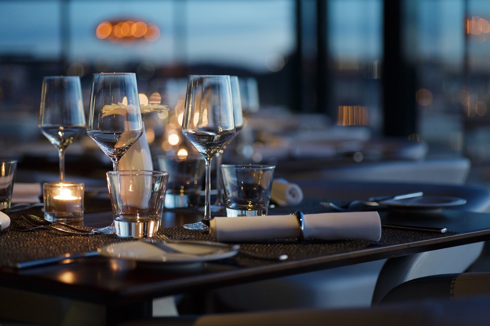 View Skybar & Restaurant at Hotel Riverton in Gothenburg. 