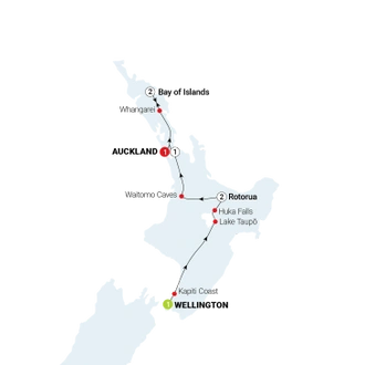 tourhub | AAT Kings | Northern Wonders | Tour Map