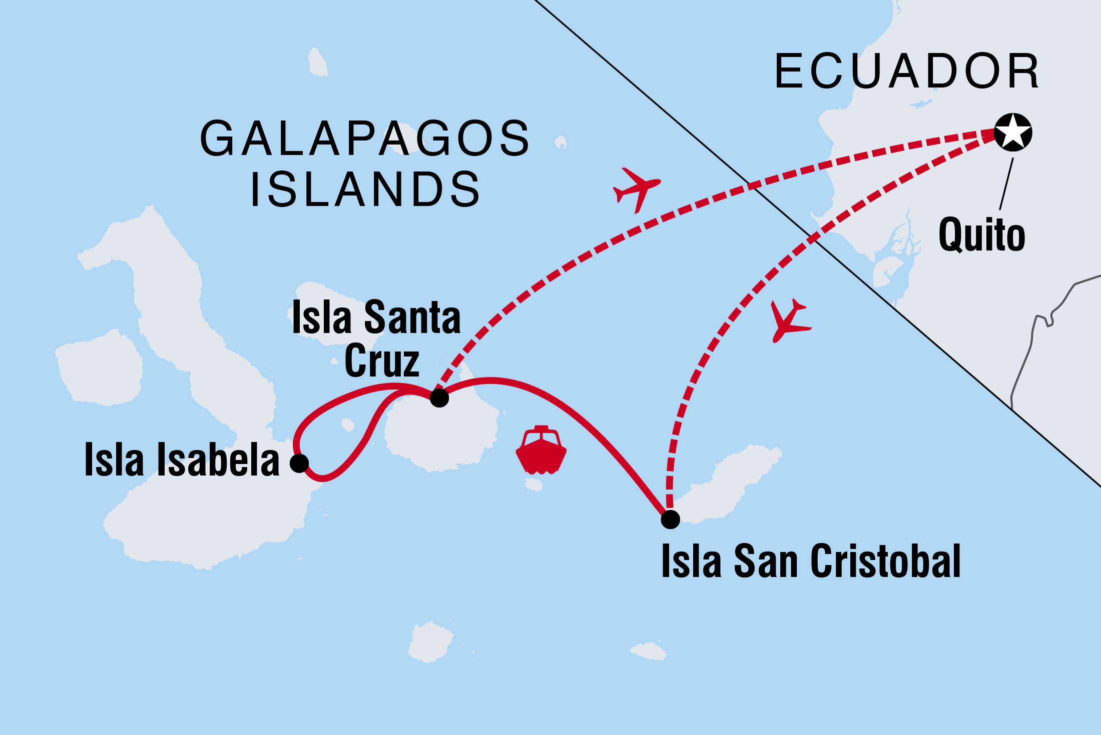 tourhub | Intrepid Travel | Galapagos Discovery | Tour Map