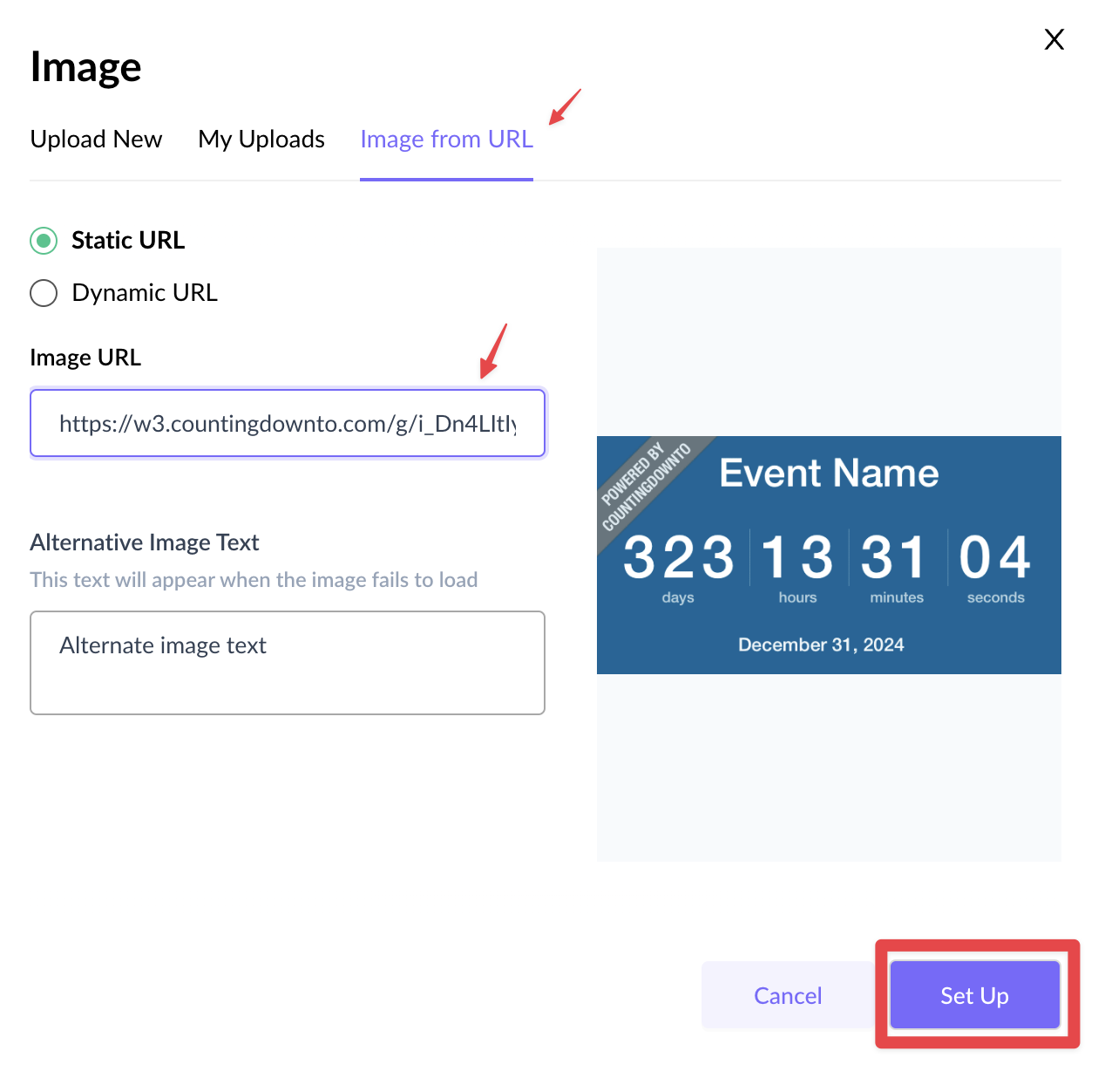 How to add a countdown timer to a template in Mailmodo?