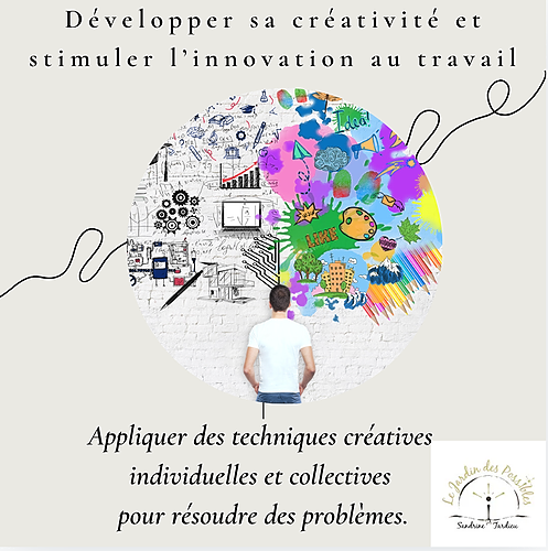 Représentation de la formation : ST.Développer sa créativité et stimuler l’innovation au travail 