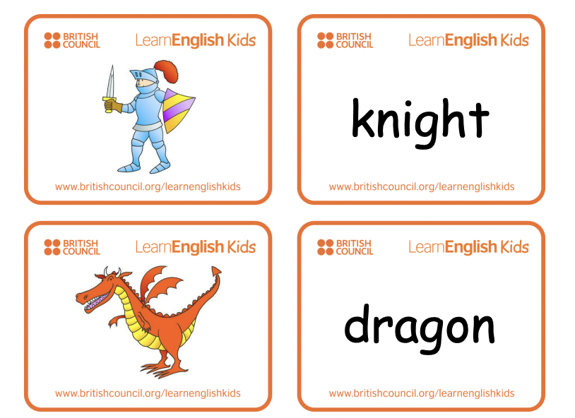 Shark in the Park Flashcards and Game cards - Kids Club English