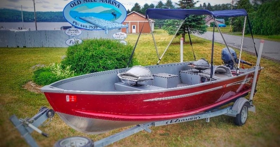 16' Fishing Boats with 15 HP or 20 HP Tiller