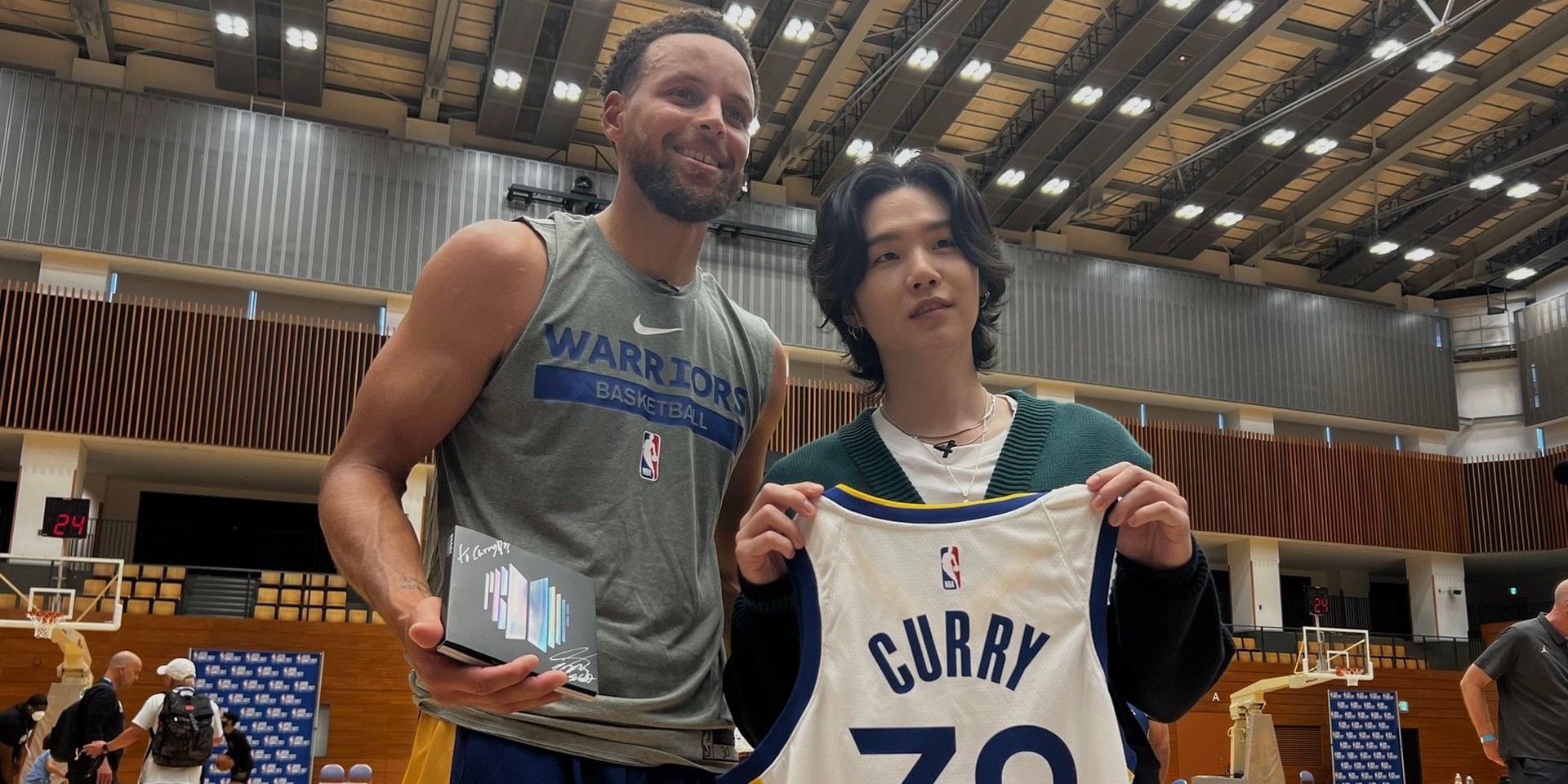 BTS' SUGA goes to NBA Japan