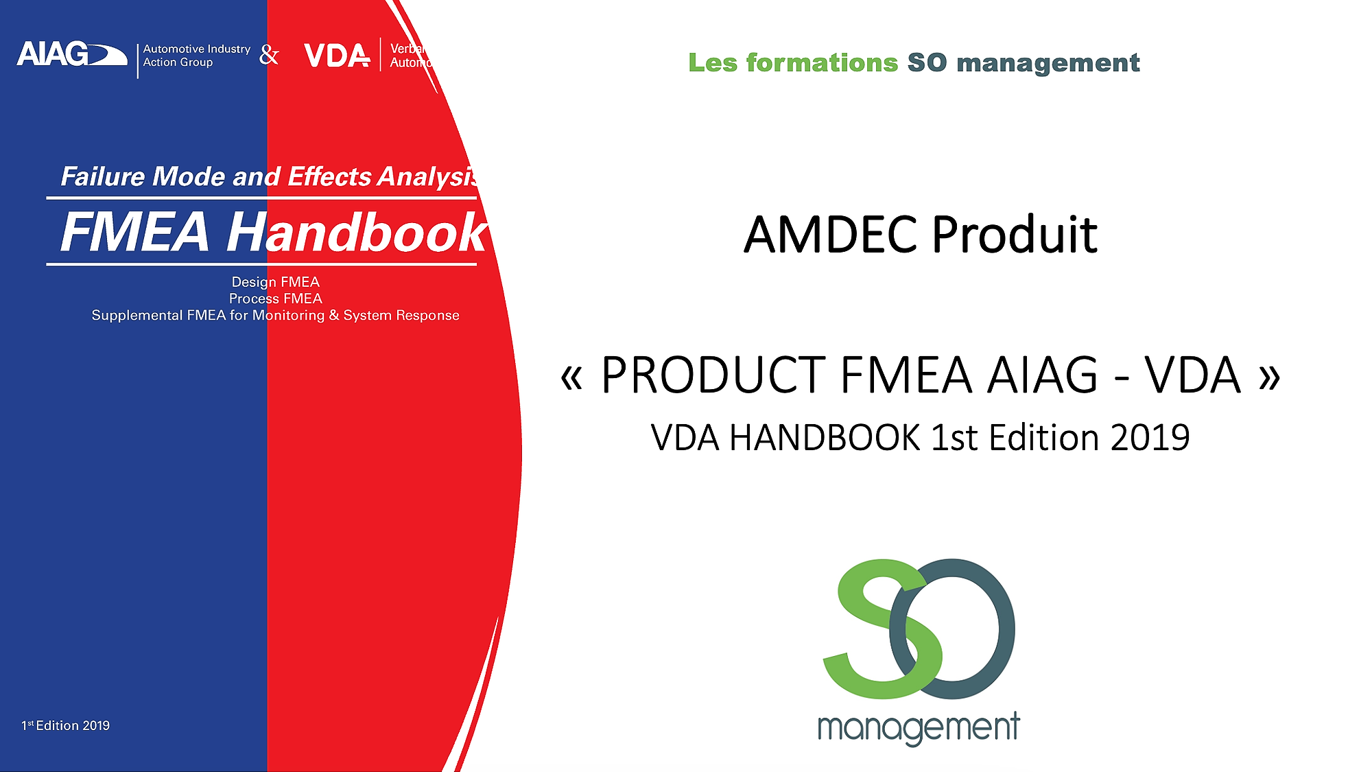 Représentation de la formation : AMDEC Produit AIAG-VDA