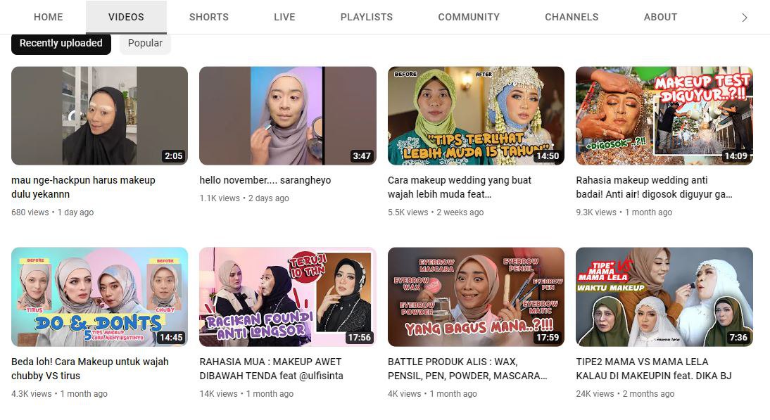 youtuber hafrida vindy