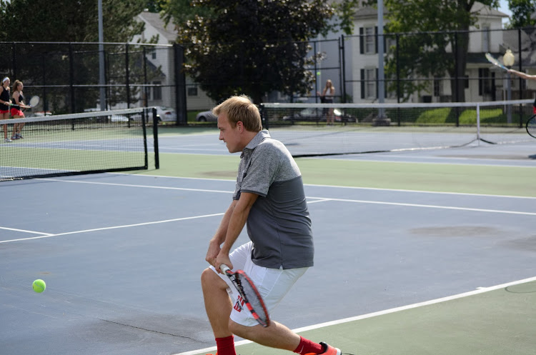Stefan T. teaches tennis lessons in Wilmington, OH