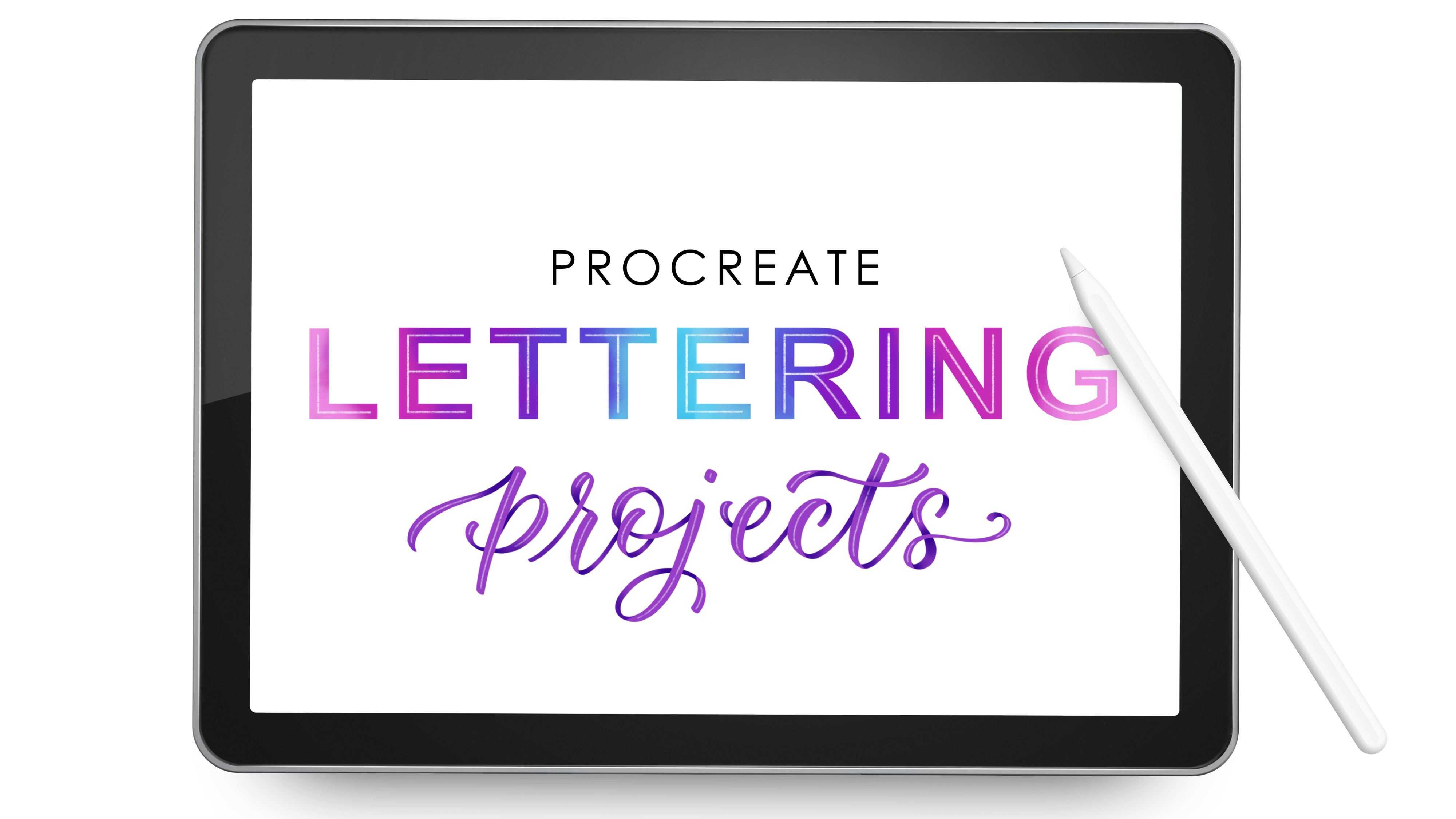 Free Procreate Lettering Guides (and how to use them!) 