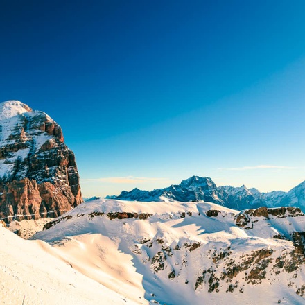 Italian Dolomites Winter Wonderland Spectacular