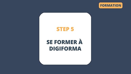 Représentation de la formation : STEP 5 : DIGIFORMA - De la configuration à la gestion quotidienne