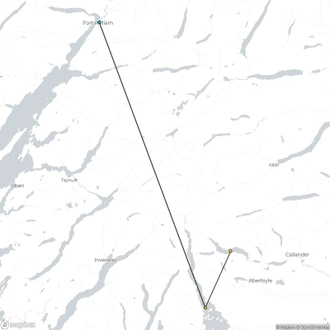 tourhub | Brightwater Holidays | Scotland: A Classic Scottish Steam Break 537 | Tour Map