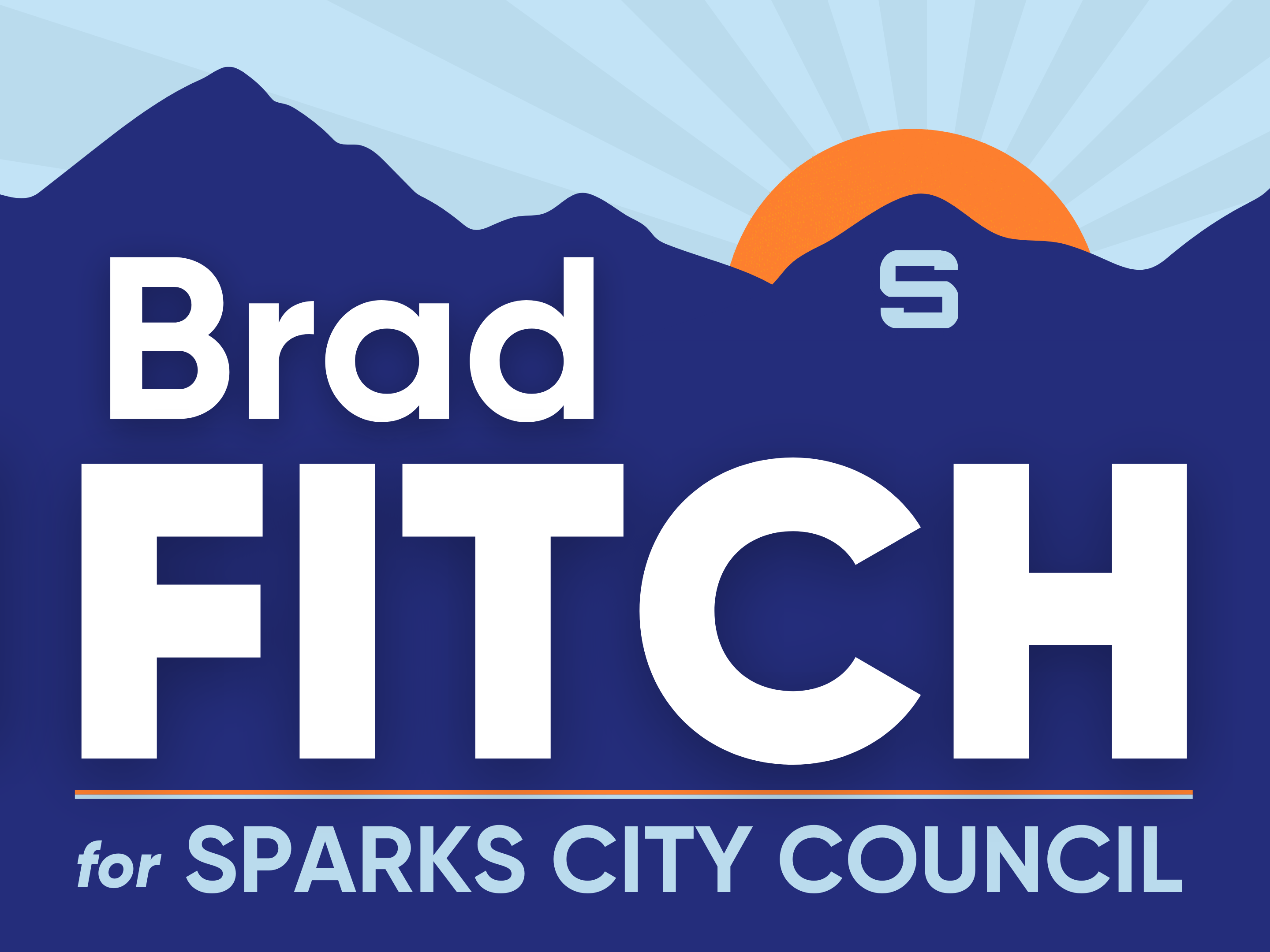 Brad Fitch for Sparks City Council Ward 3 logo
