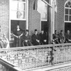 King Faisal visiting the Laura Kadoorie Alliance Israelite Universelle School, Baghdad, Iraq, 1924.  Photo courtesy Alliance I.U. Archives. 