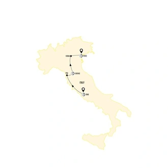 tourhub | Costsaver | Jewels of Italy | Tour Map